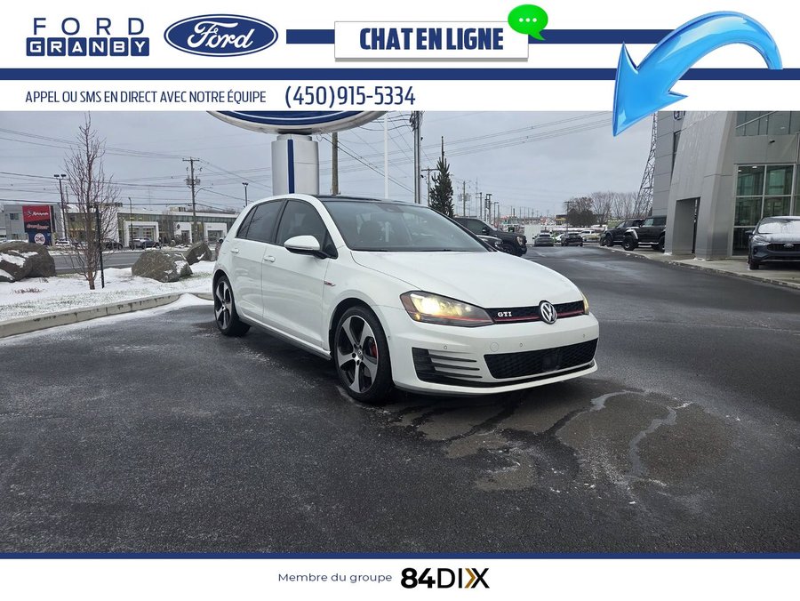 Volkswagen Golf GTI Autobahn à hayon 5 portes DSG 2016 Blanc