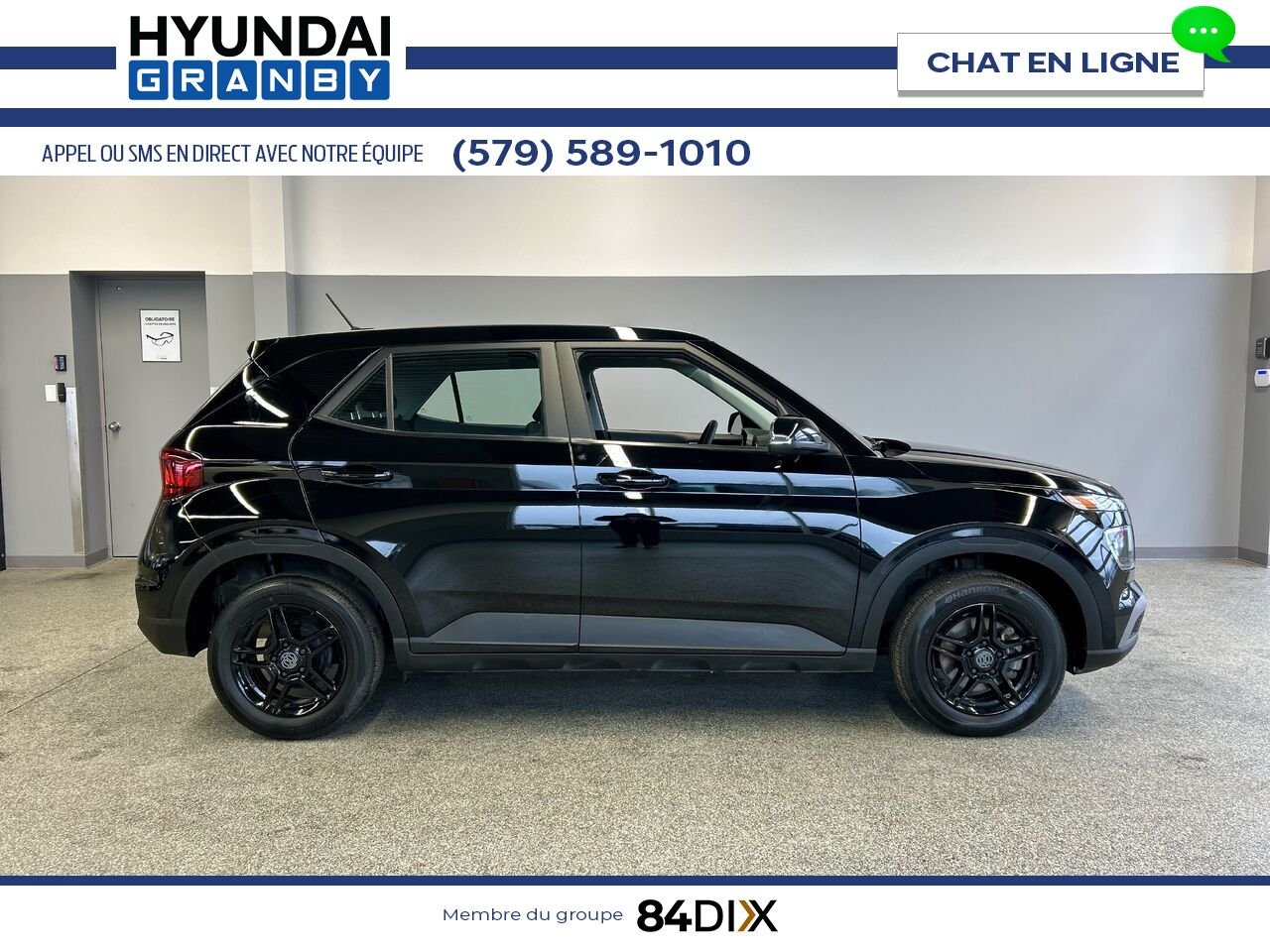 Hyundai Venue 2024 Noir Granby - photo #7