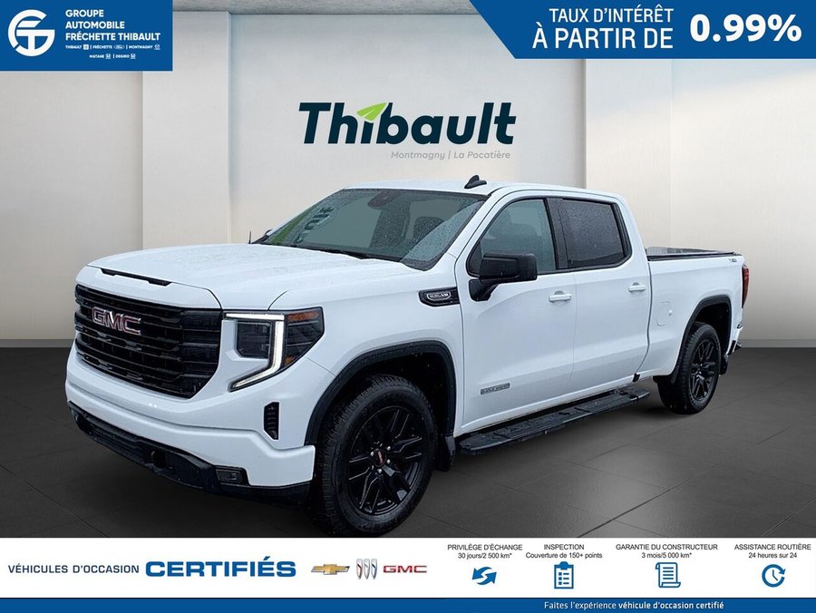 GMC SIERRA Elevation cabine multiplace 4RM 157 po 2024 Blanc