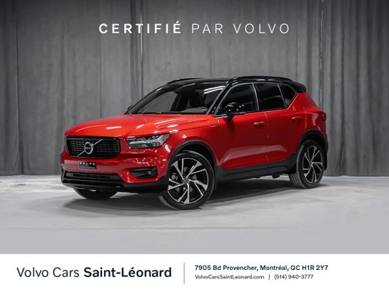 Volvo XC40 T5 R-DESIGN CLIMATE 2022 Rouge