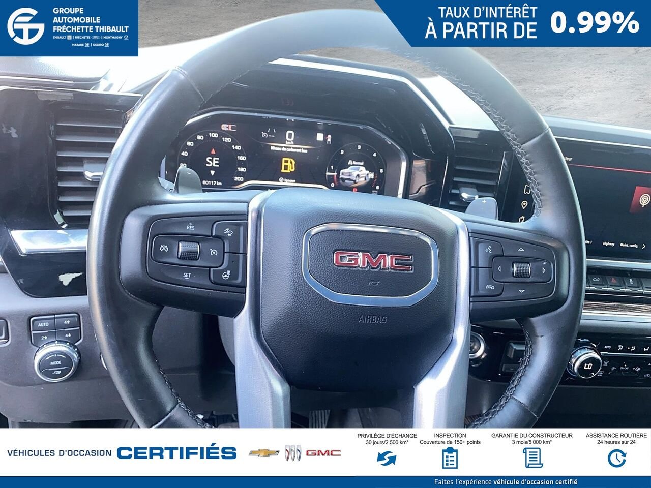 GMC SIERRA Elevation cabine multiplace 4RM 157 po 2024 Noir Montmagny - photo #10