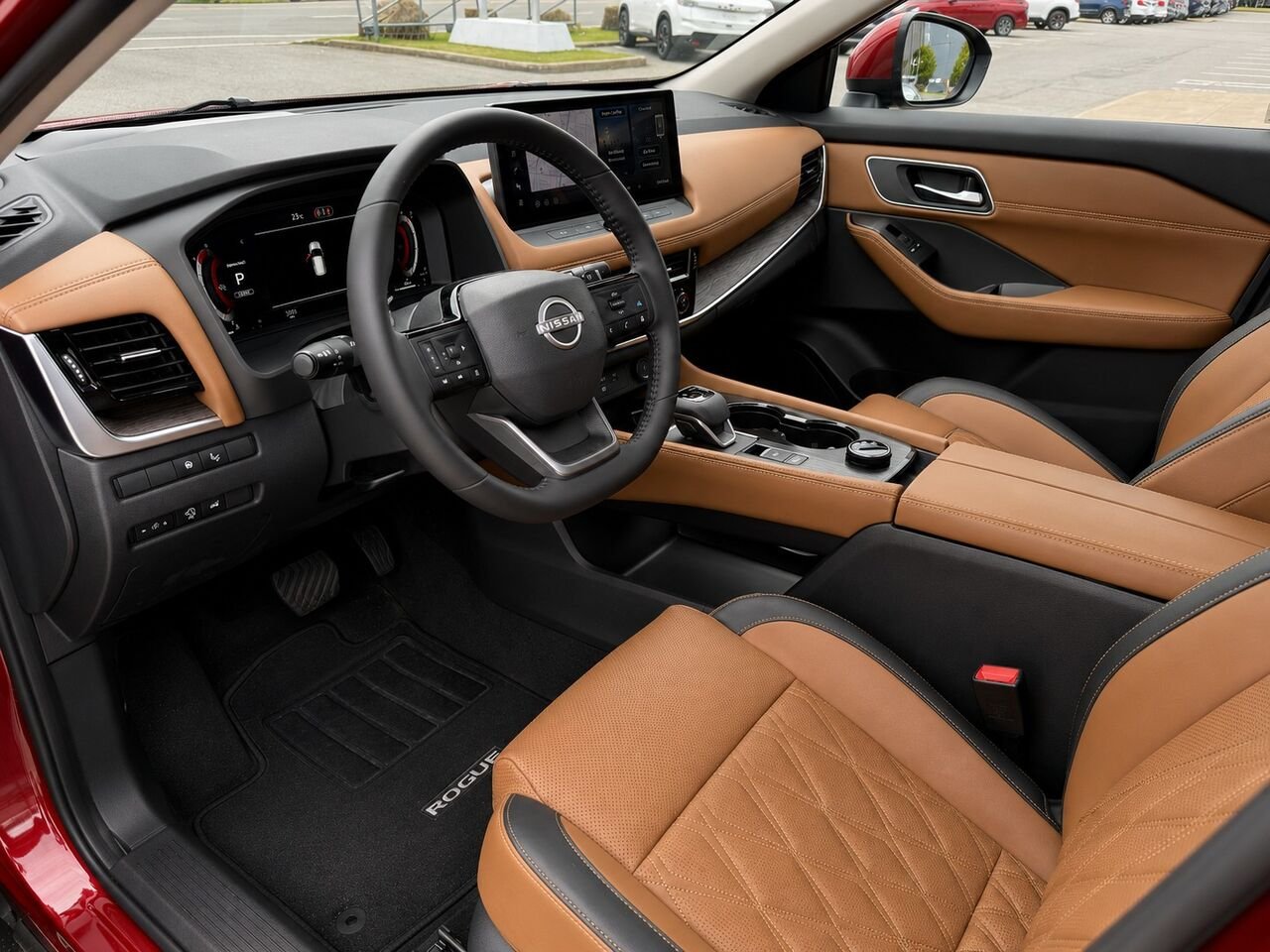2026 NISSAN Rogue ROGUE PLATINE Scarlet Ember Tintcoat Châteauguay - photo #9