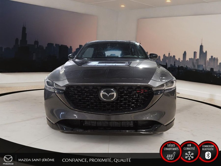 Mazda CX-5 Sport avec moteur turbo | TOIT OUVRANT | AWD | 2022 Gris