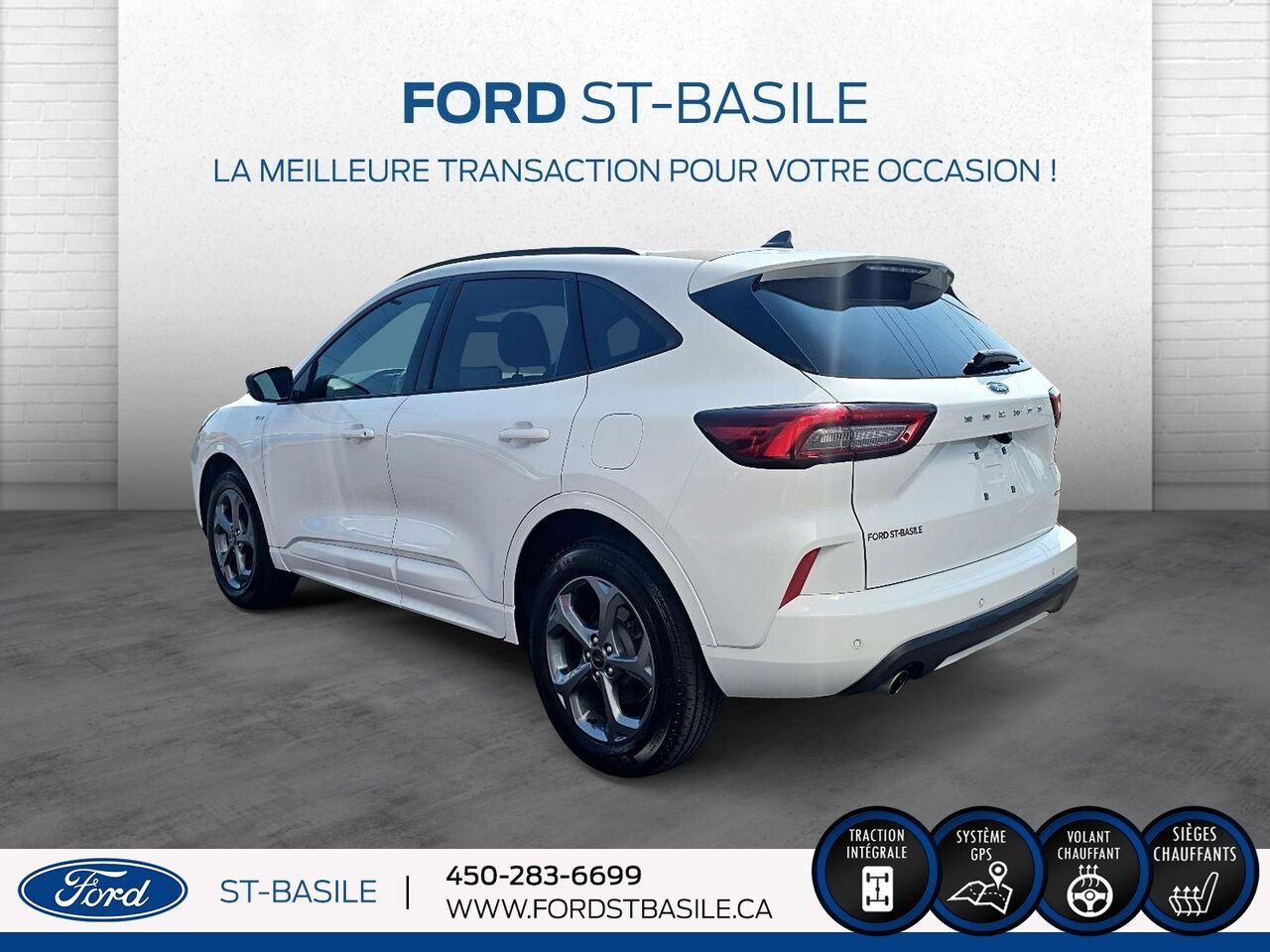 Ford Escape 2023 Blanc Saint-Basile-le-Grand - photo #4