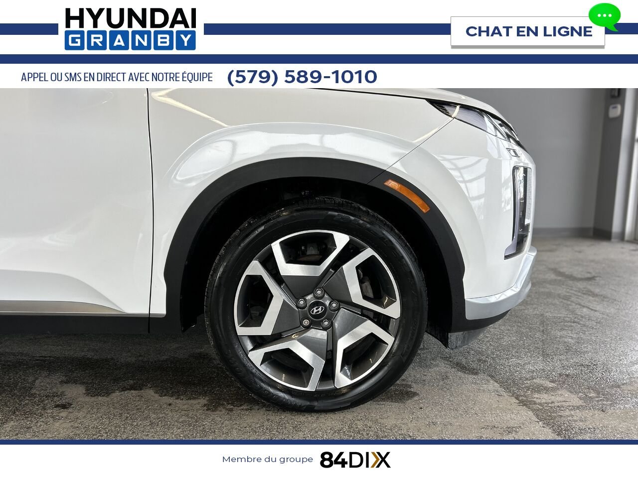 2023 Hyundai Palisade White Granby - photo #8