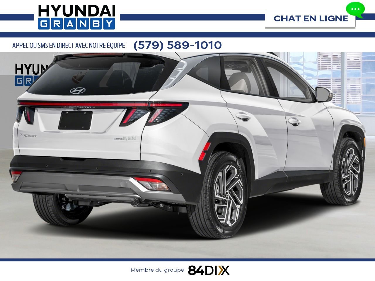 HYUNDAI Tucson hybride 2026 Blanc cristal Granby - photo #2