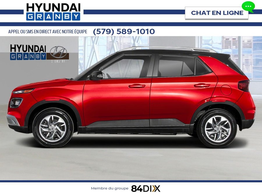 HYUNDAI Venue 2026 2026 Rouge ultime avec toit noir