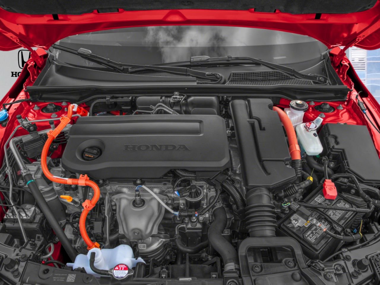 2026 Honda Civic Sedan Hybrid Rallye Red Mississauga - photo #5