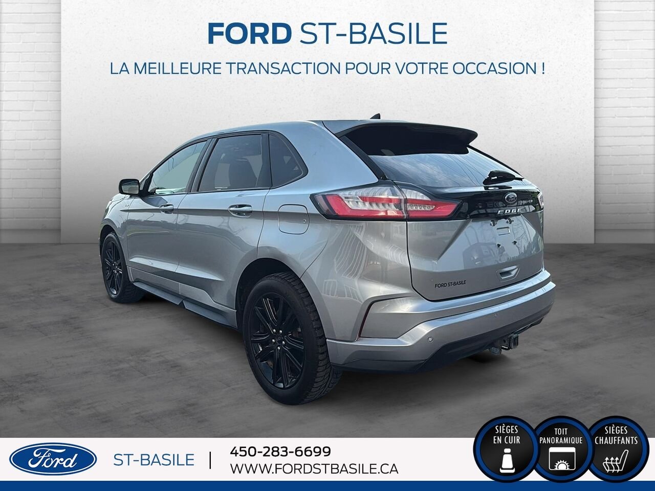 Ford Edge 2022 Argent Saint-Basile-le-Grand - photo #4