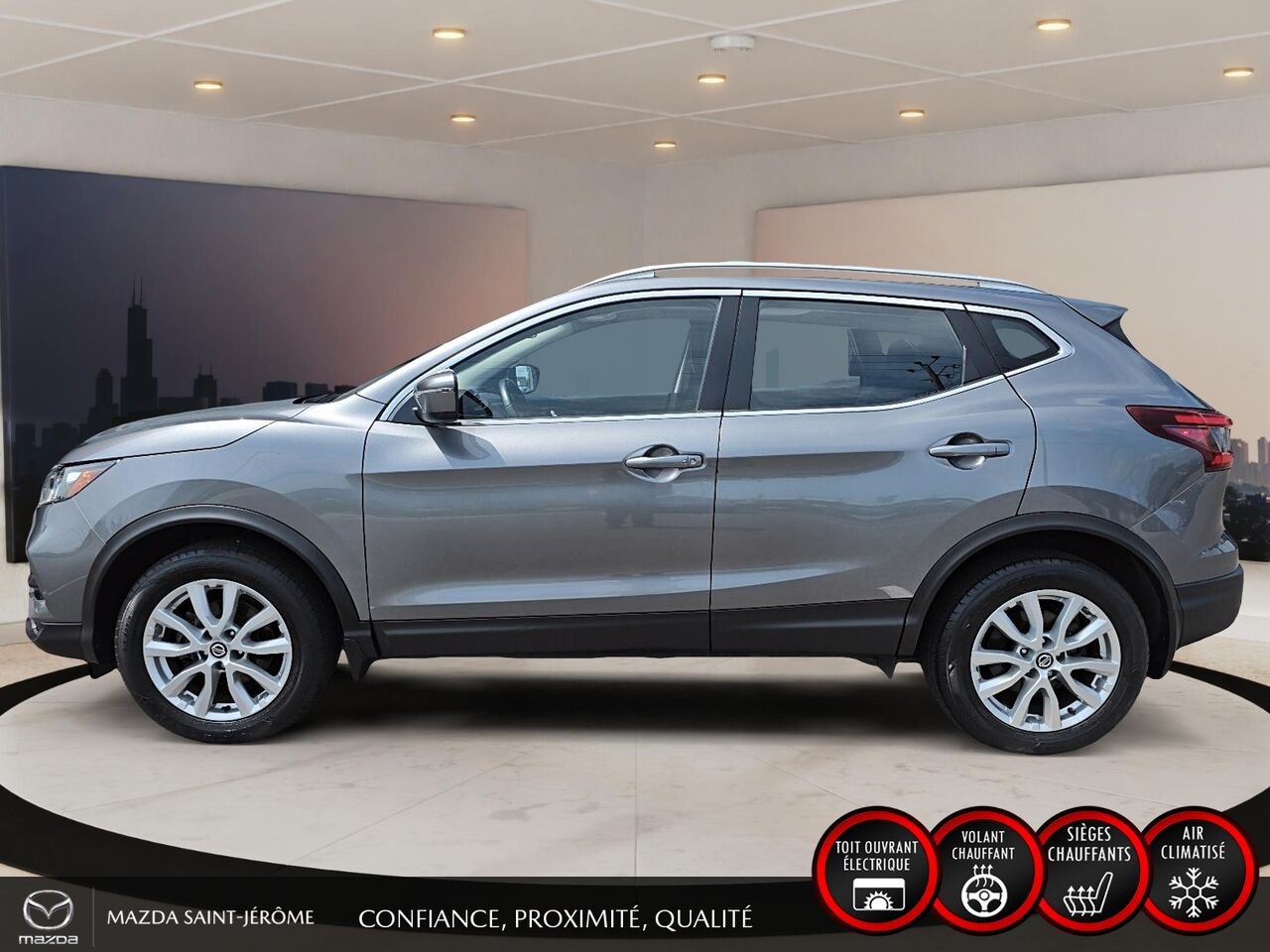 Nissan Qashqai SV | AWD | TOIT OUVRANT | MAGS | 2022 Gris Saint-Jérôme - photo #10