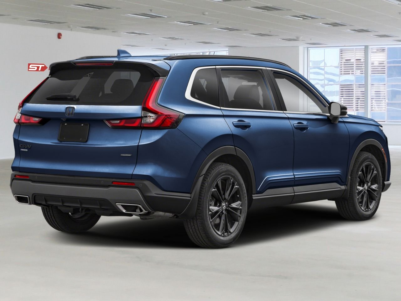2024 Honda CR-V hybride Blue Saint-Georges - photo #1