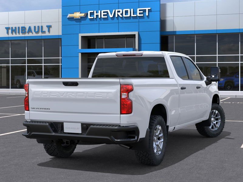 CHEVROLET SILVERADO 1500 WT cabine multiplace 4RM 147 po 2026 Blanc
