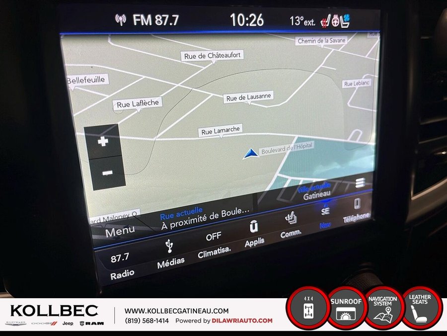 Ram 1500 *** AIR SUSPENSIONS + TOIT + NAVIGATION *** 2018 Blanc