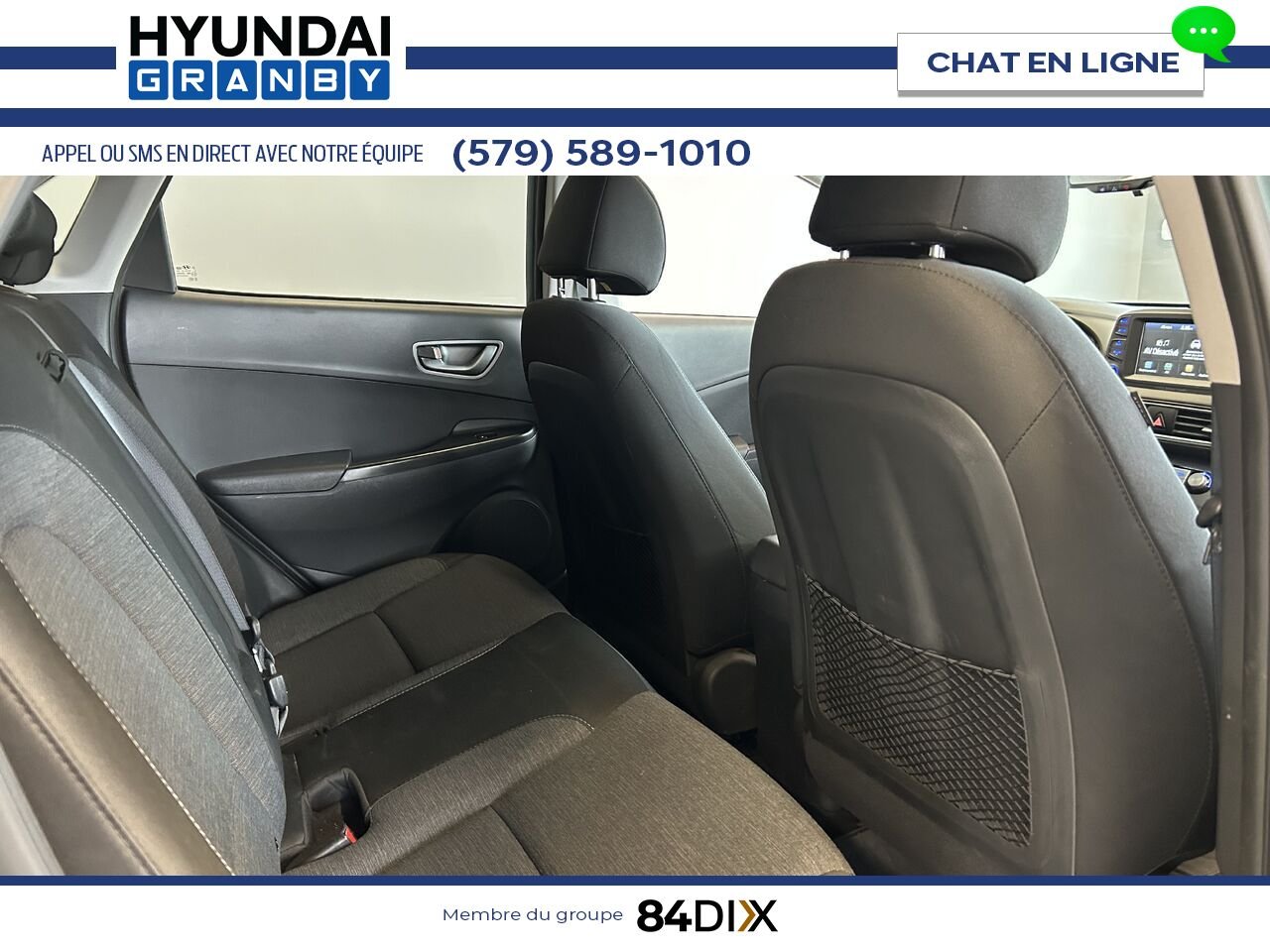 Hyundai Kona électrique 2021 Bleu Granby - photo #23