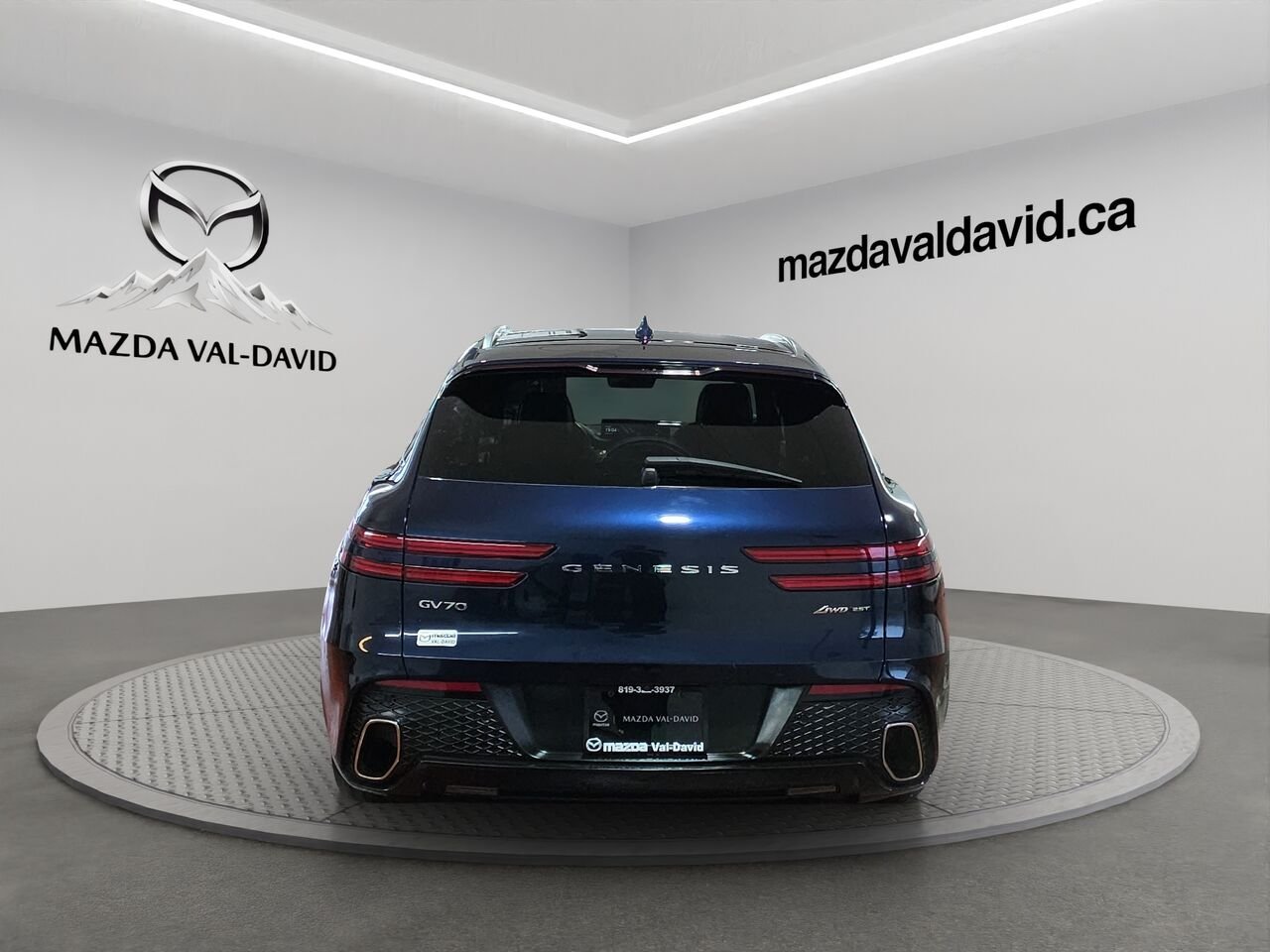 2022 Genesis GV70 2.5T Advanced Plus TI, toit ouvrant panoramique, navigation, sièges fonction mémoire, volant Blue Val-David - photo #20