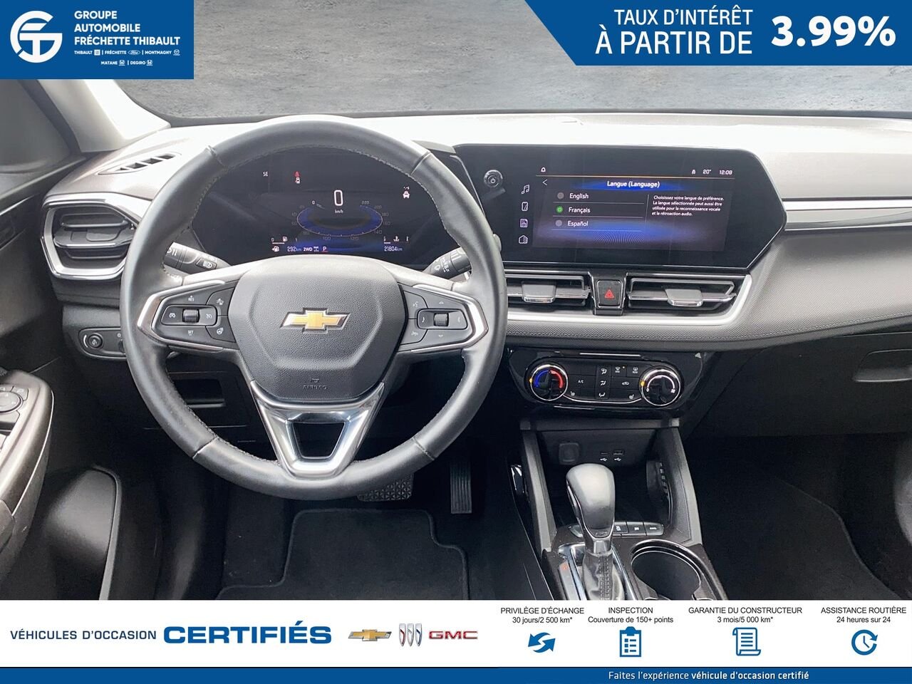 2024 CHEVROLET TRAILBLAZE Traction intégrale, 4 portes LT Black Montmagny - photo #8