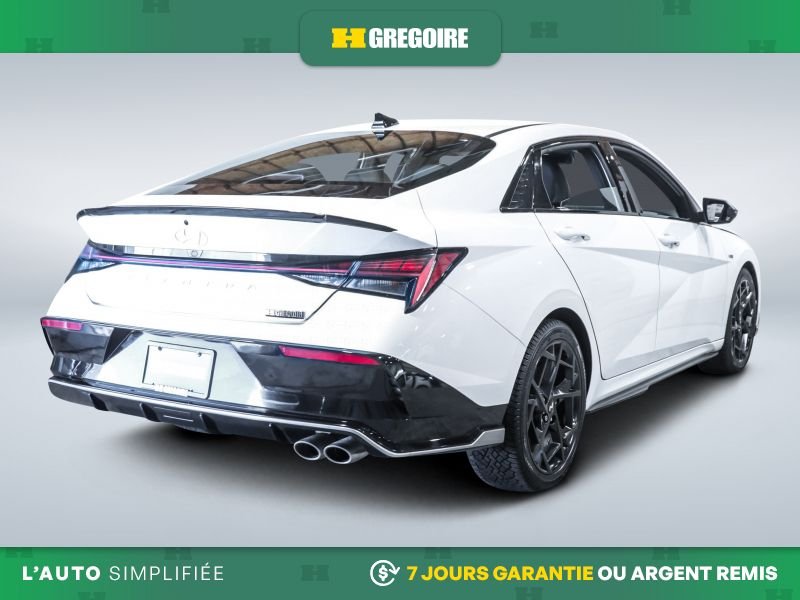 Hyundai Elantra 729693 | N Line Ultimate AUTO AC CUIR TOIT NAV GR ELEC MAGS 2025 Blanc Laval - photo #8