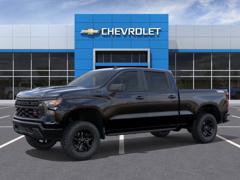 2026 CHEVROLET Silverado 1500 Custom Trail Boss cabine multiplace 4RM 157 po BLACK Gatineau - photo #1