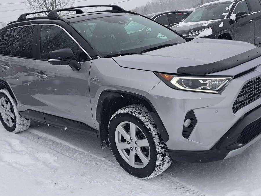 2019 Toyota RAV4 2019 Silver Sky Metallic with Black Roof