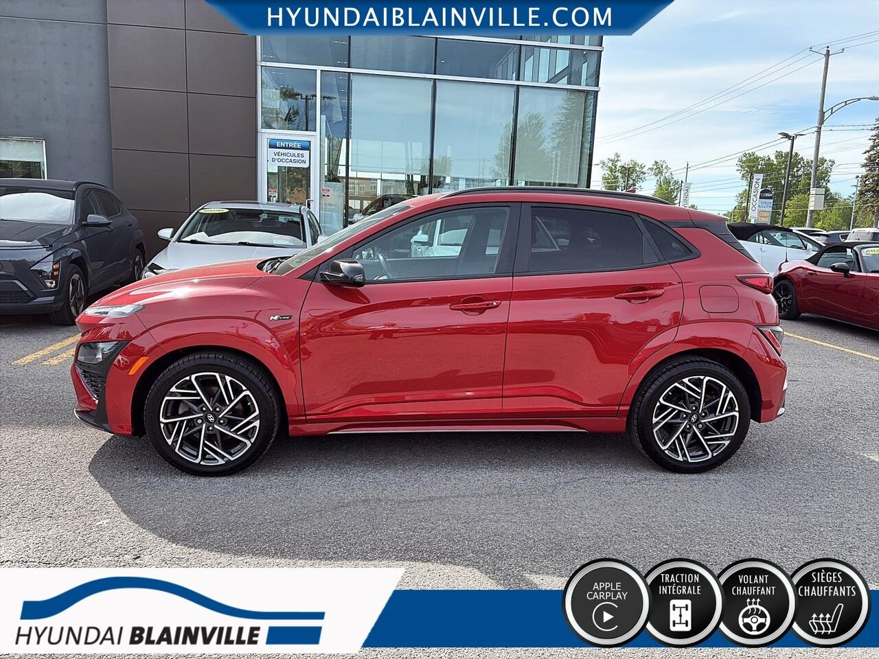 2022 Hyundai Kona Red Blainville - photo #6