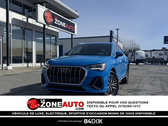 Audi Q3 Progressiv 2020 2020 Bleu
