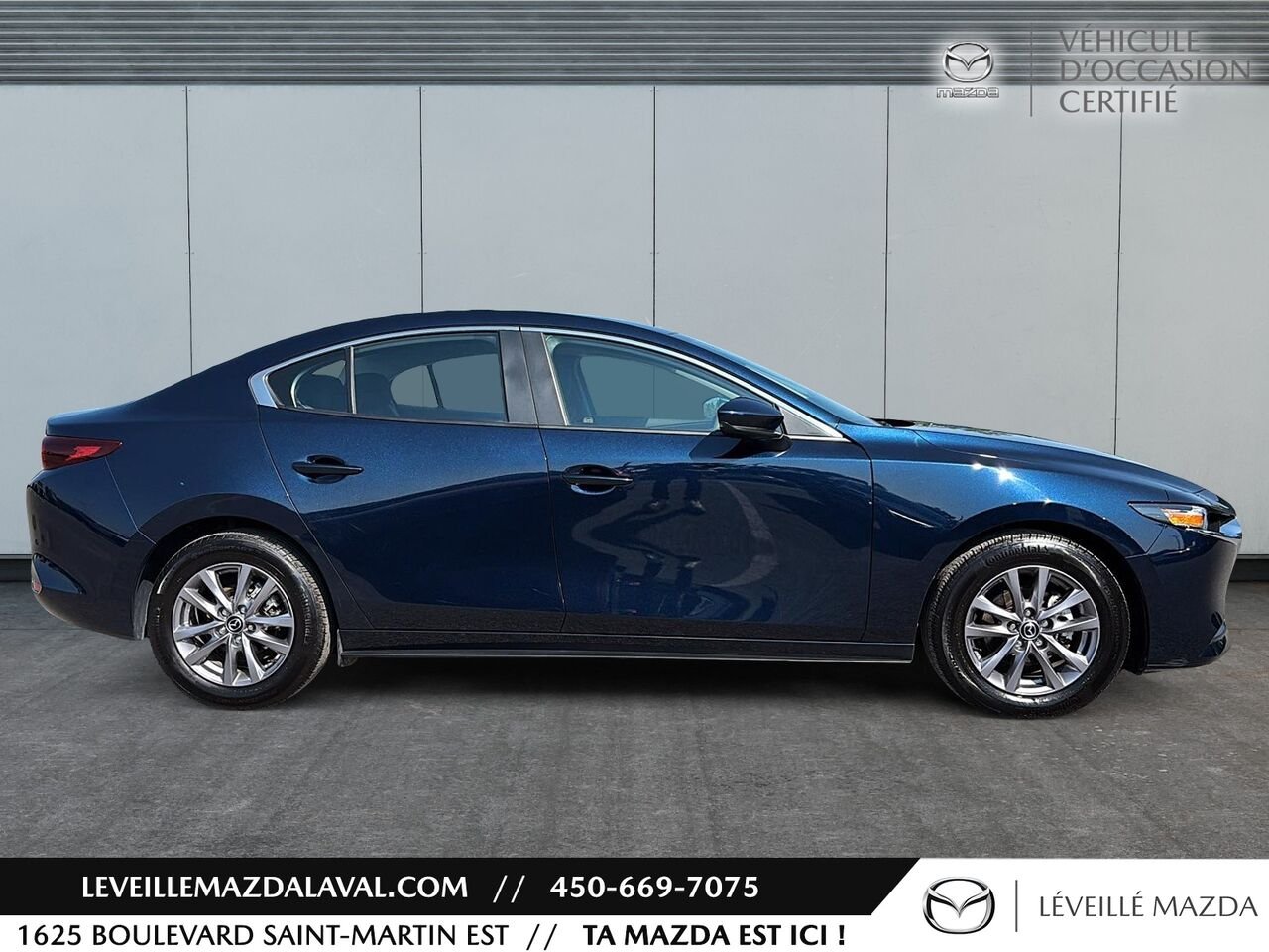Mazda Mazda3 GX 2023 Bleu Laval - photo #3