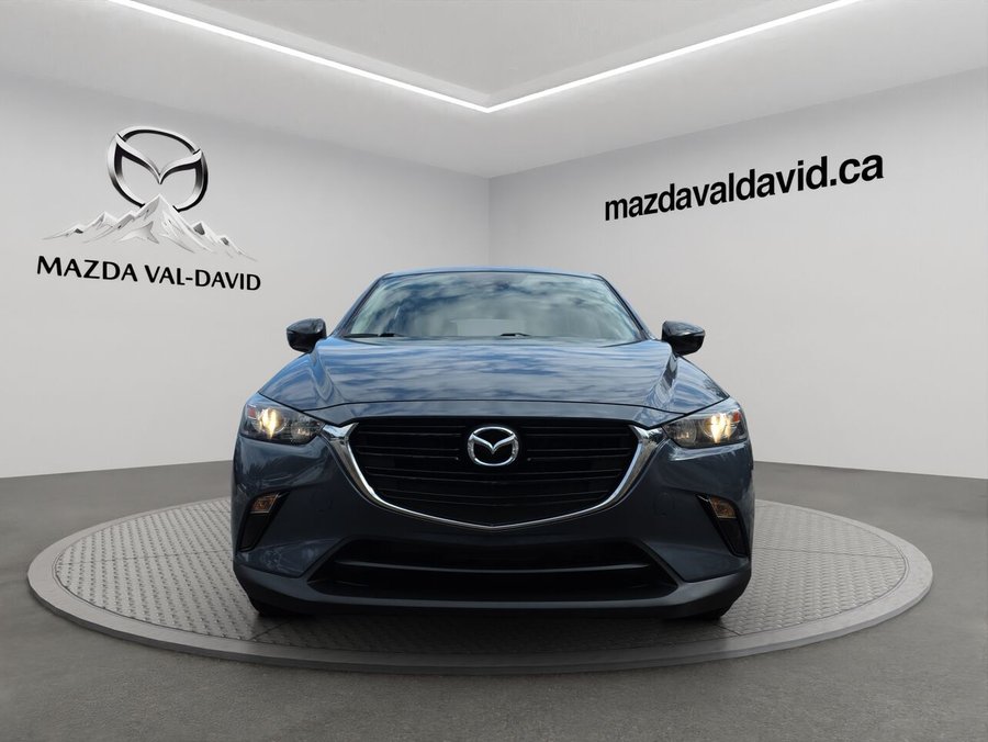 Mazda CX-3 GS AWD, Volant chauffant, Sièges en cuir, Bluetooth 2021 Bleu