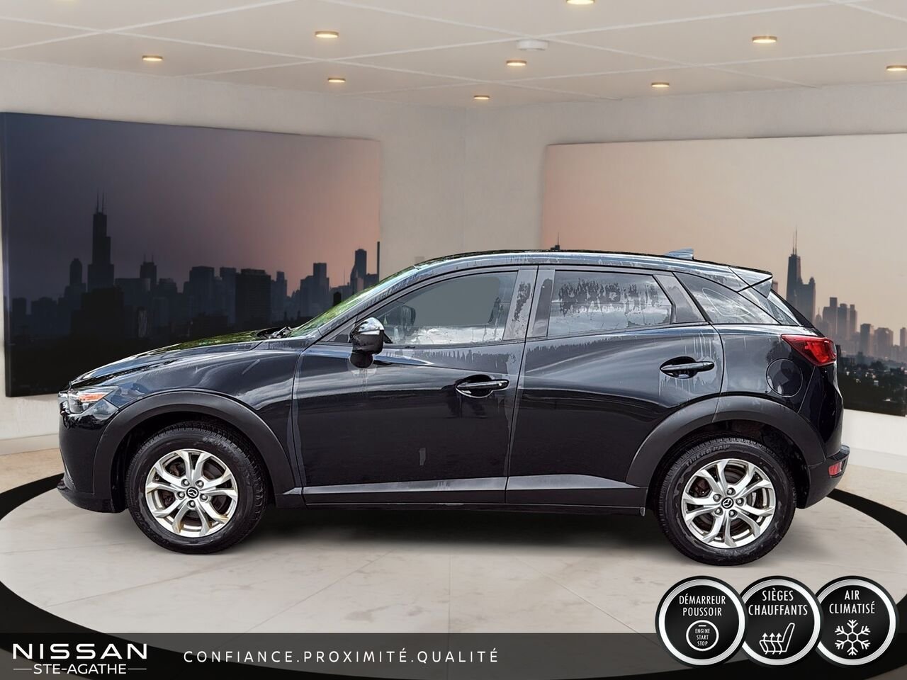 2018 Mazda CX-3 GS TI BA Black Saint-Jérôme - photo #2