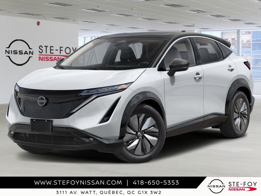 2026 NISSAN ARIYA 2026 Everest White Pearl Tricoat/Black Diamond Pearl