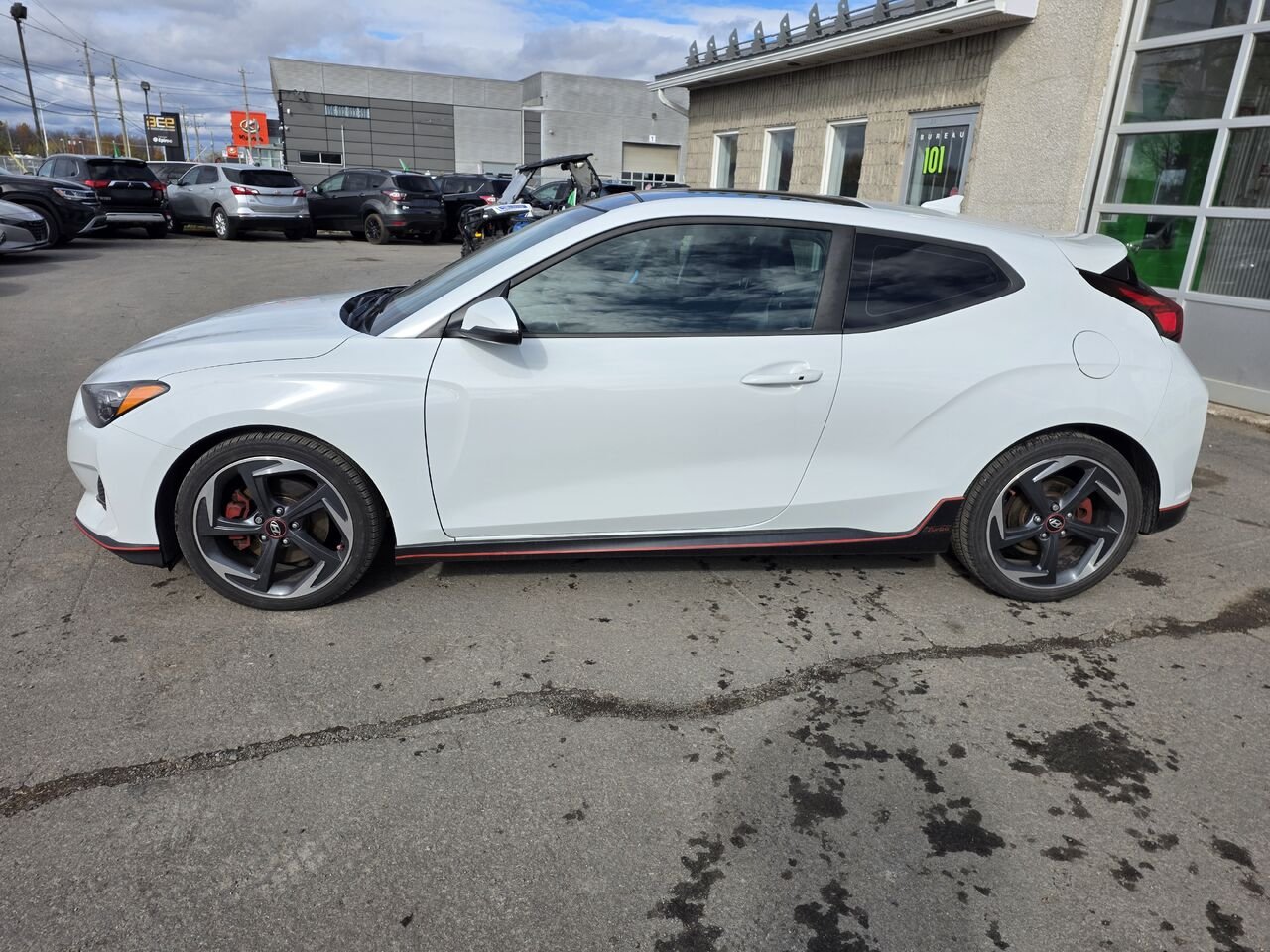 Hyundai Veloster 2019 Blanc Longueuil, - photo #2