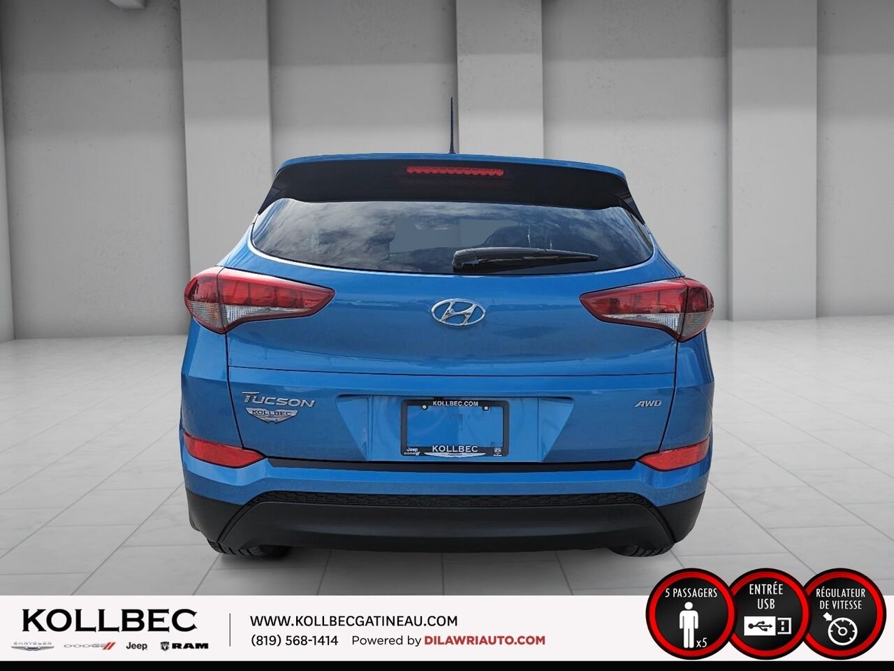 2017 HYUNDAI TUCSON 26981 | Premium 2.0L AWD Blue Gatineau - photo #15