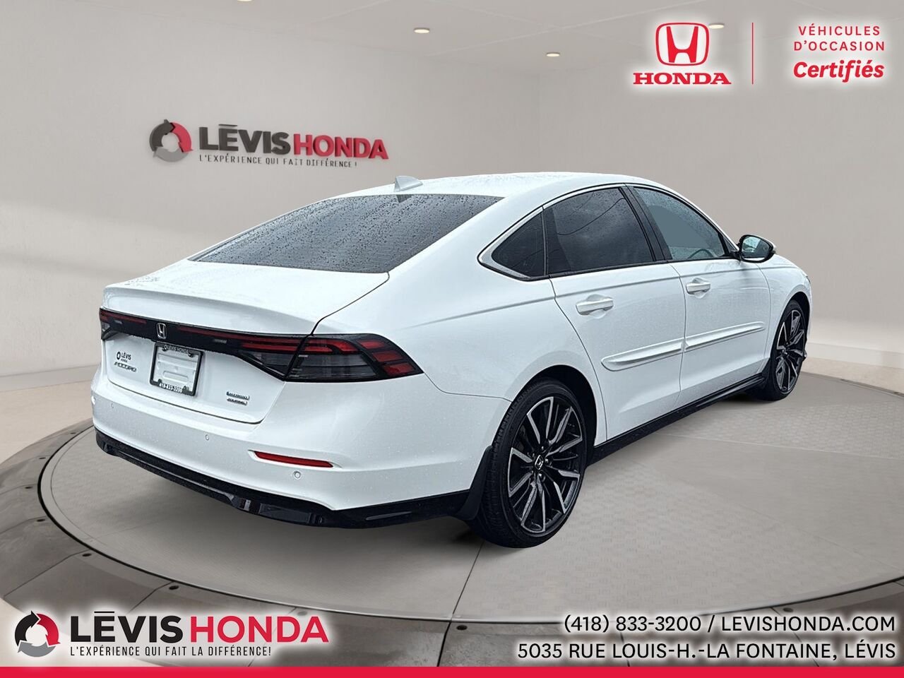 Honda Accord Hybride Touring Touring CVT 2023 Blanc Lévis - photo #9