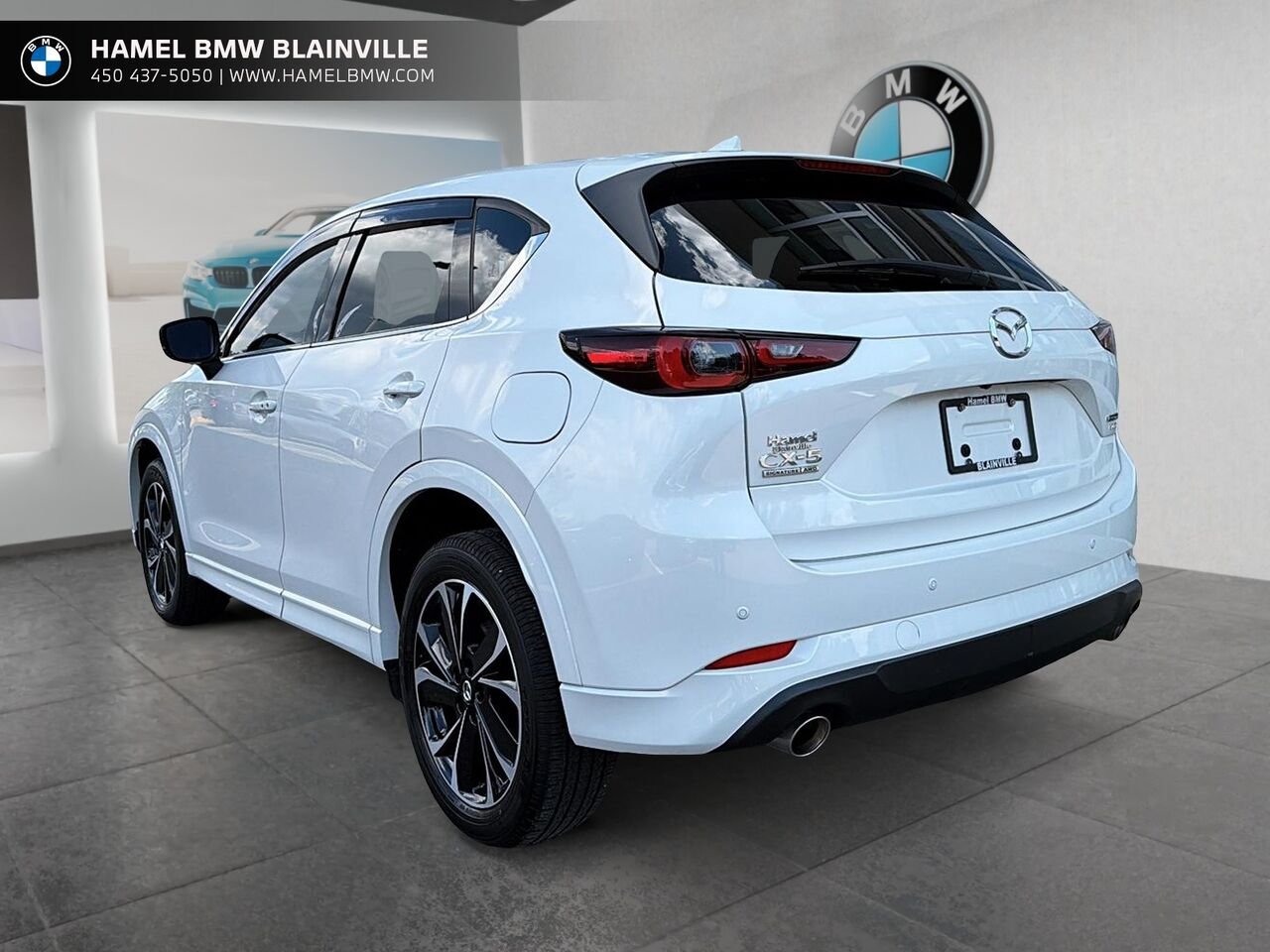 2023 Mazda CX-5 Signature TI White Blainville - photo #3