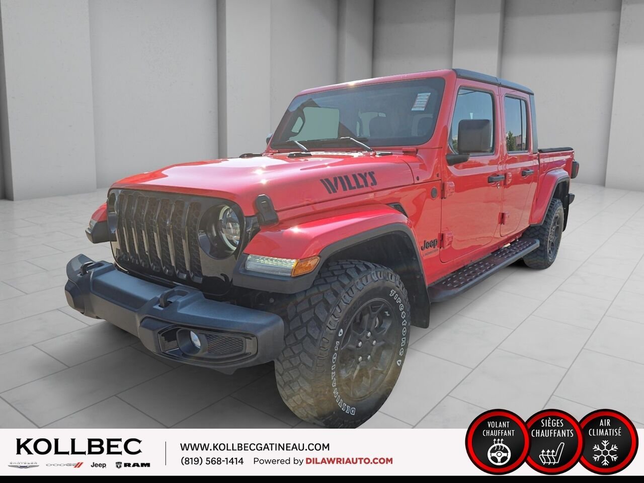 2023 JEEP GLADIATOR SPORT Willys 4x4 Red Ottawa & Gatineau - photo #0