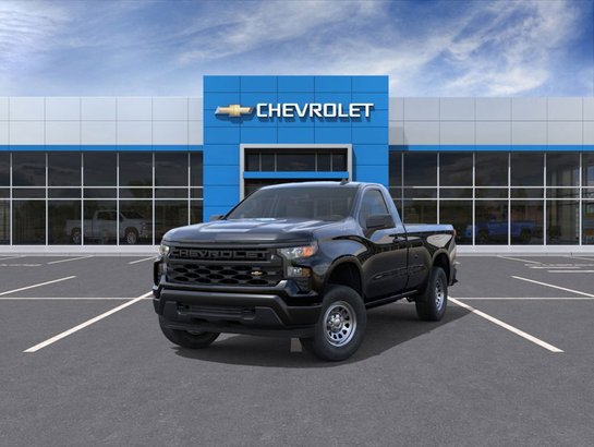 CHEVROLET Silverado 1500 WT cabine classique 4RM 140 po 2026 NOIR