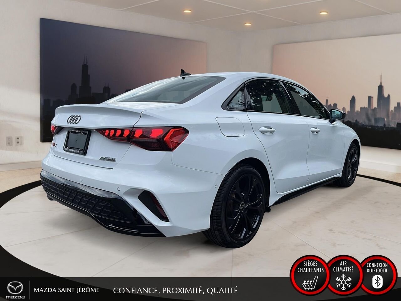 Audi A3 berline 2025 Blanc Ste-Agathe des Monts - photo #5