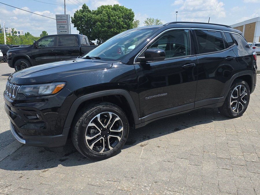 Jeep Compass *** CLEAN CARFAX + BAS KILOMÉTRAGE *** 2022 Noir