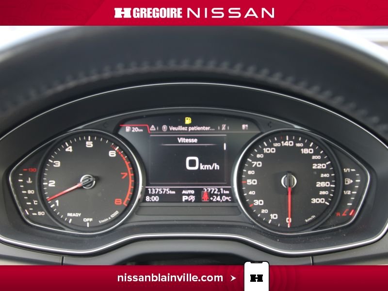 Audi Q5 BA6173 | PROGRESSIV TFSI BLUETOOTH BANCS CHAUFFANTS CUIR CA 2018 Gris Laval - photo #15