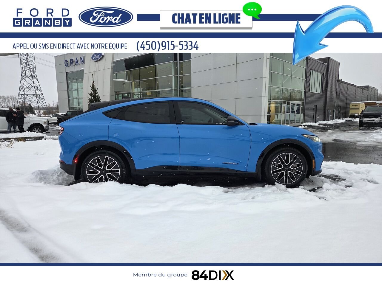 2024 Ford Mustang Mach-E Blue Granby - photo #7