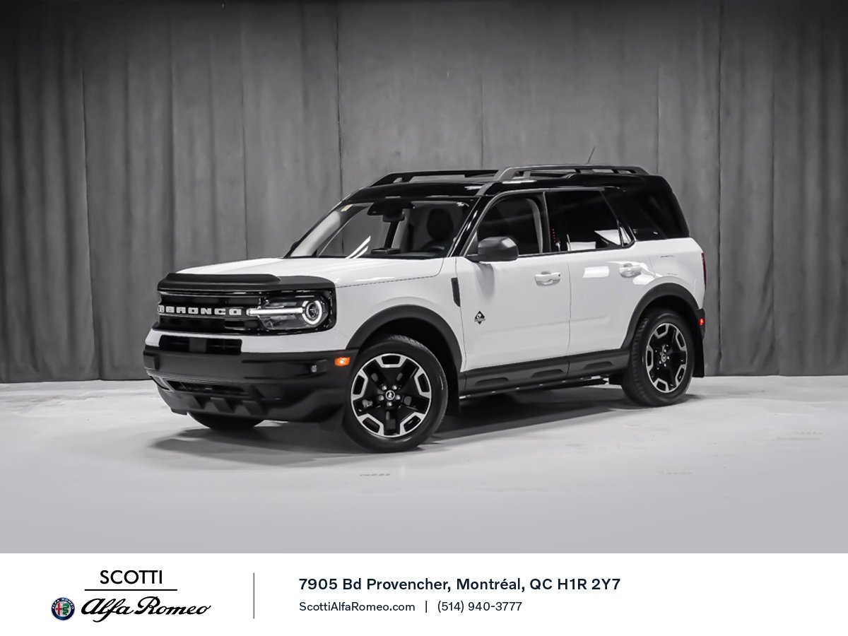 2023 Ford Bronco Sport OUTER BANKS 2 SET DE PNEU White Montreal - photo #0