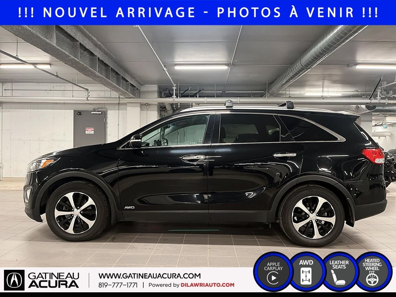 Kia Sorento EX Turbo AWD 2018 Noir Ottawa & Gatineau - photo #8