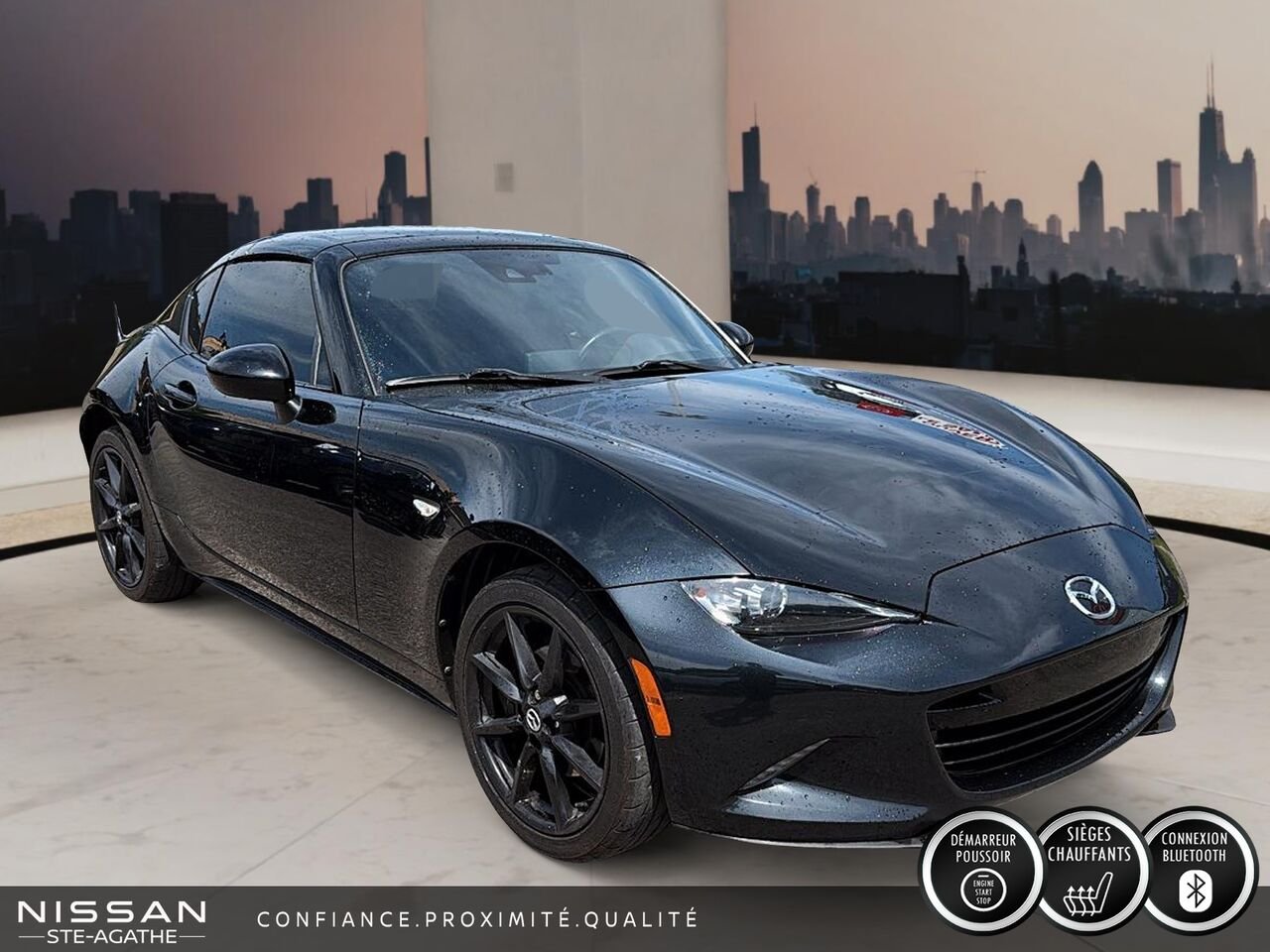 2022 Mazda MX-5 RF Black Sainte-Agathe-des-Monts - photo #2