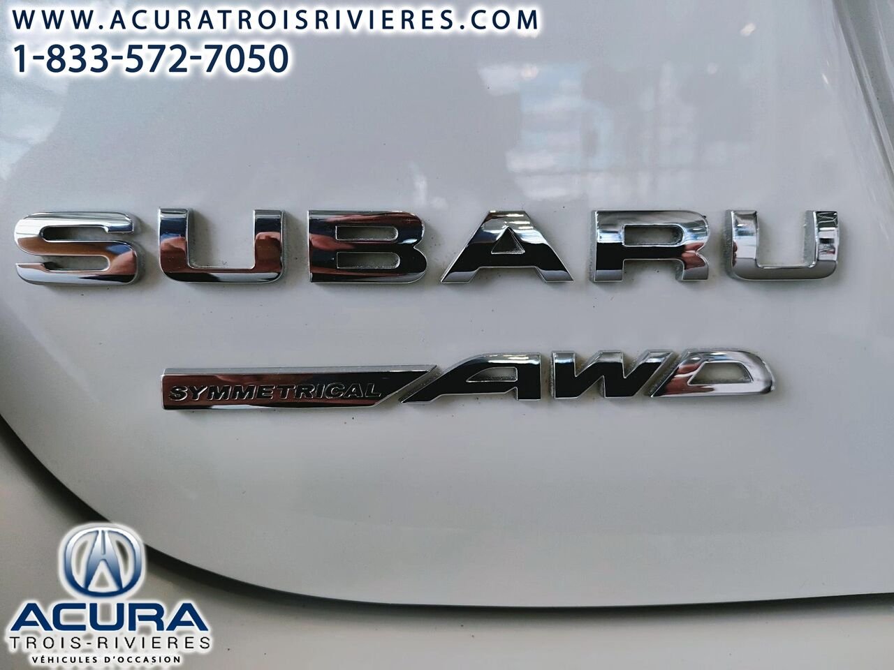 Subaru LEGACY SYMMETRICAL AWD 2017 Blanc Trois-Rivières - photo #9