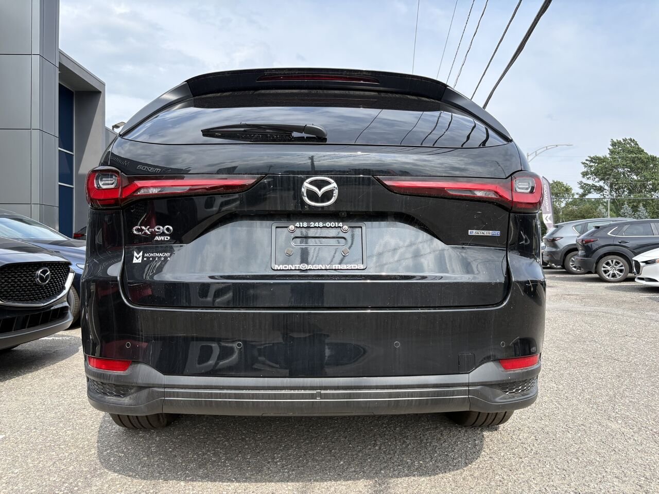 MAZDA CX-90 hybride rechargeable GS-L TI 2026 Noir de jais mica Montmagny - photo #3