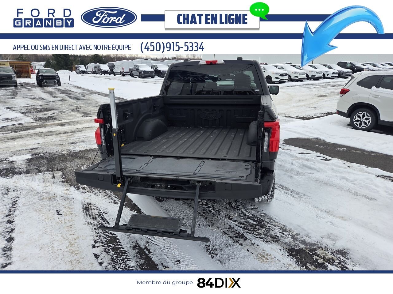 Ford F-150 Lightning 2023 Noir Granby - photo #25