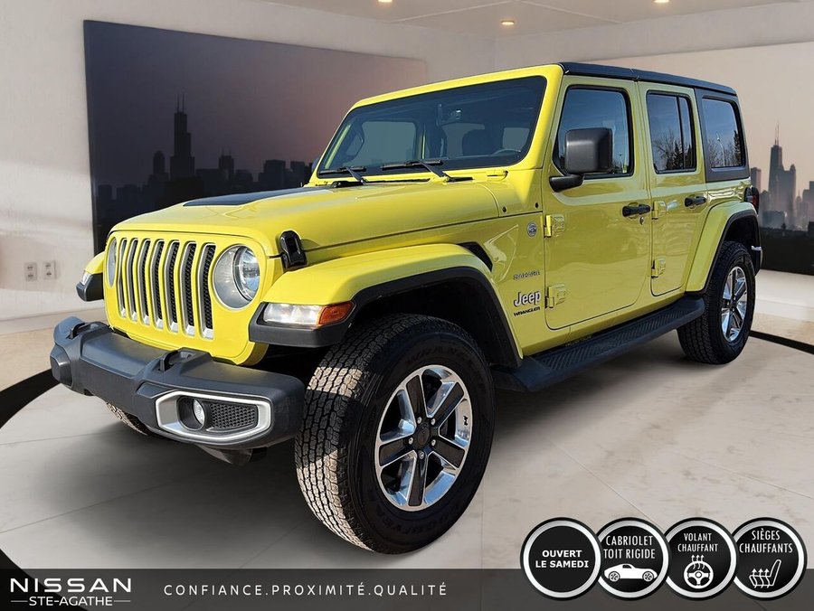 Jeep Wrangler Sahara 4 portes 4x4 2023 Jaune