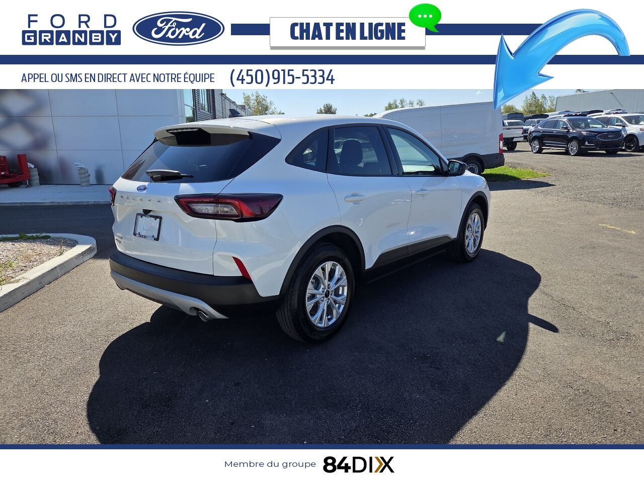 Ford Escape 2025 Blanc Granby - photo #6
