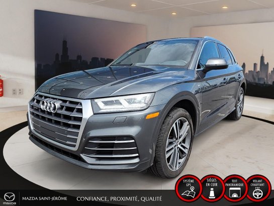 Audi Q5 S-LINE | TOIT PANORAMIQUE | CUIR | QUATTRO | 2018 Gris