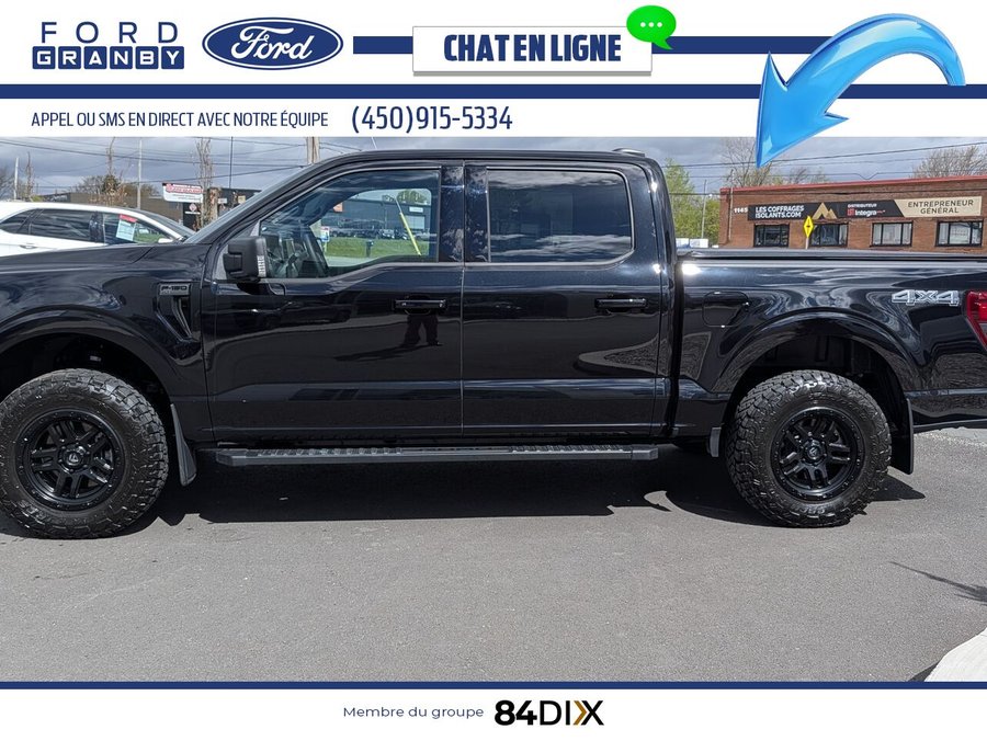 Ford F-150 XLT cabine SuperCrew 4RM caisse de 5,5 pi 2026 Noir agate métallisé