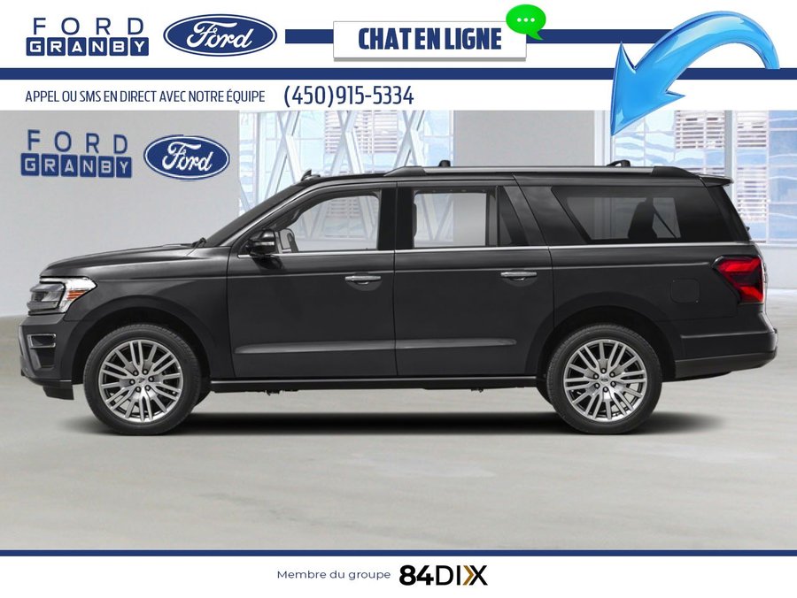 Ford Expedition Limited Max 4x4 2022 Noir agate